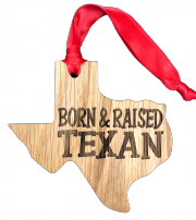 Texas Ornament Born & Raised